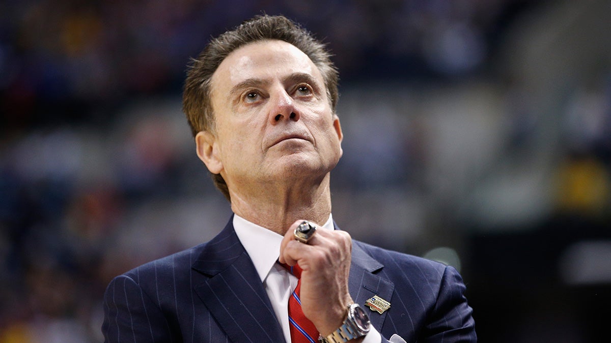 Louisville head coach Rick Pitino