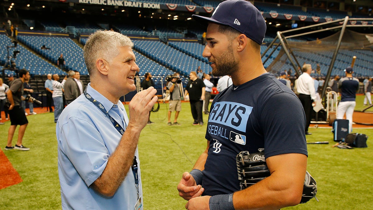 Kevin Kiermaier, TB//April 2, 2017 Opening Day