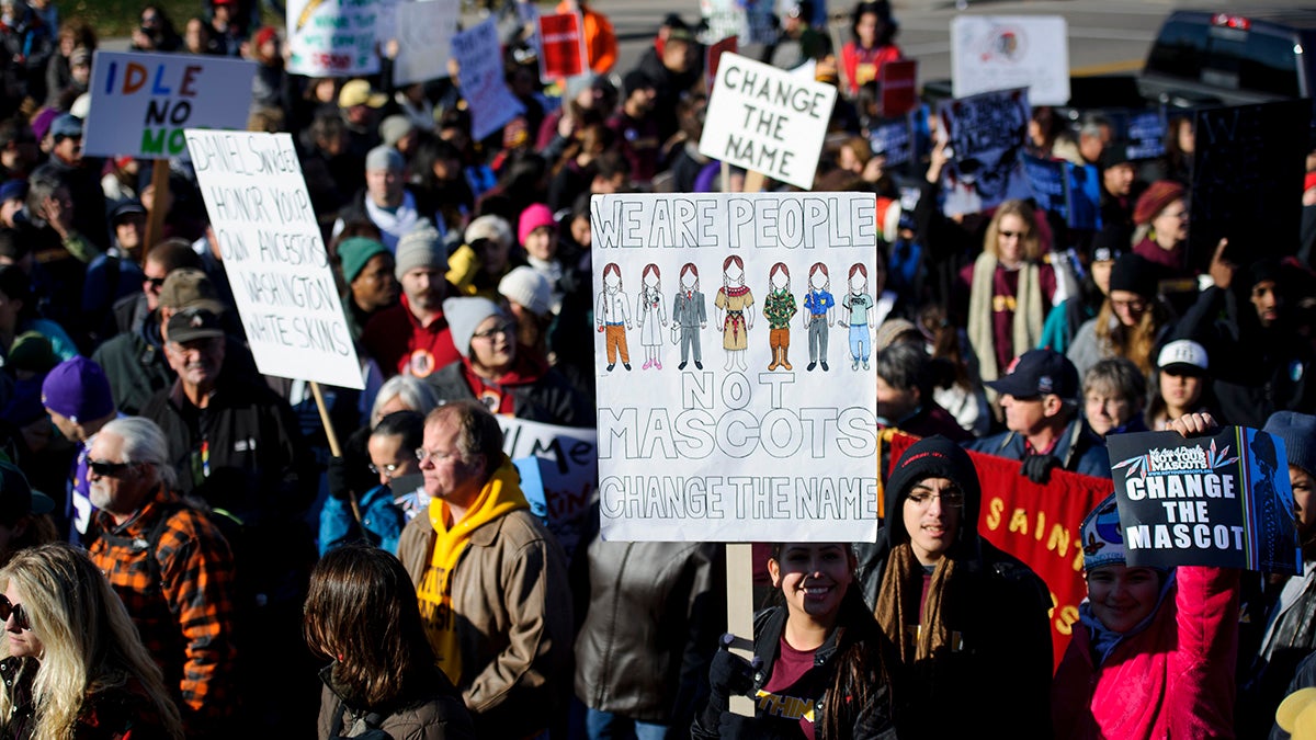 Native American advocates protest Kansas City Chiefs name ahead of