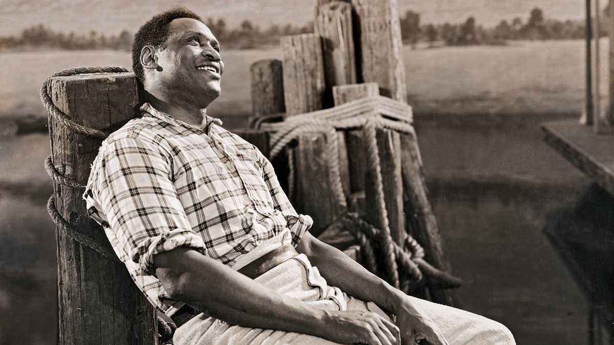 Former Rutgers football star and civil rights activist Paul Robeson