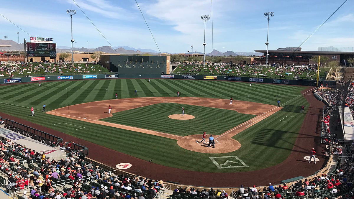 Spring Training Game at Salt River Fields in Scottsdale, AZ 