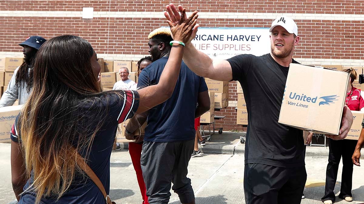 JJ Watt, Houston Texans, Hurricane Harvey