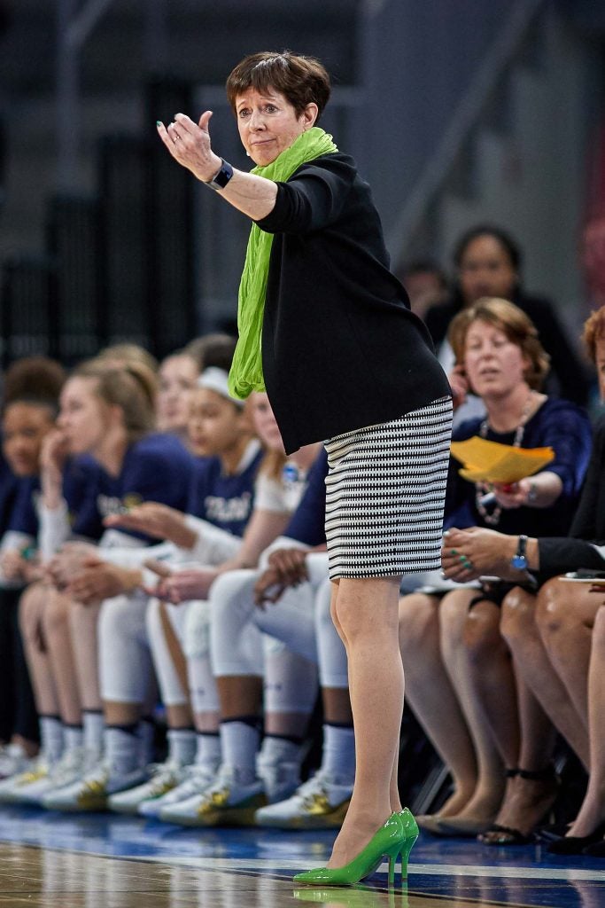 Dawn Staley might just be the best-dressed coach in basketball.