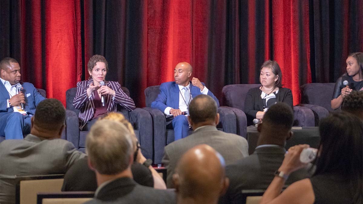 Global Sport Summit, Troy Vincent, Renee Tirado, Lori Okimura, Jeffrey Orridge, 