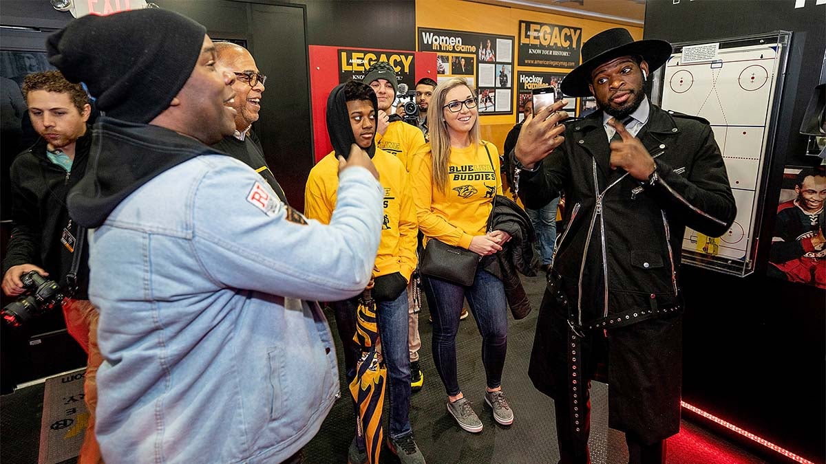 P.K. Subban, NHL, Nashville Predators, Blueline Buddies, Black History Museum