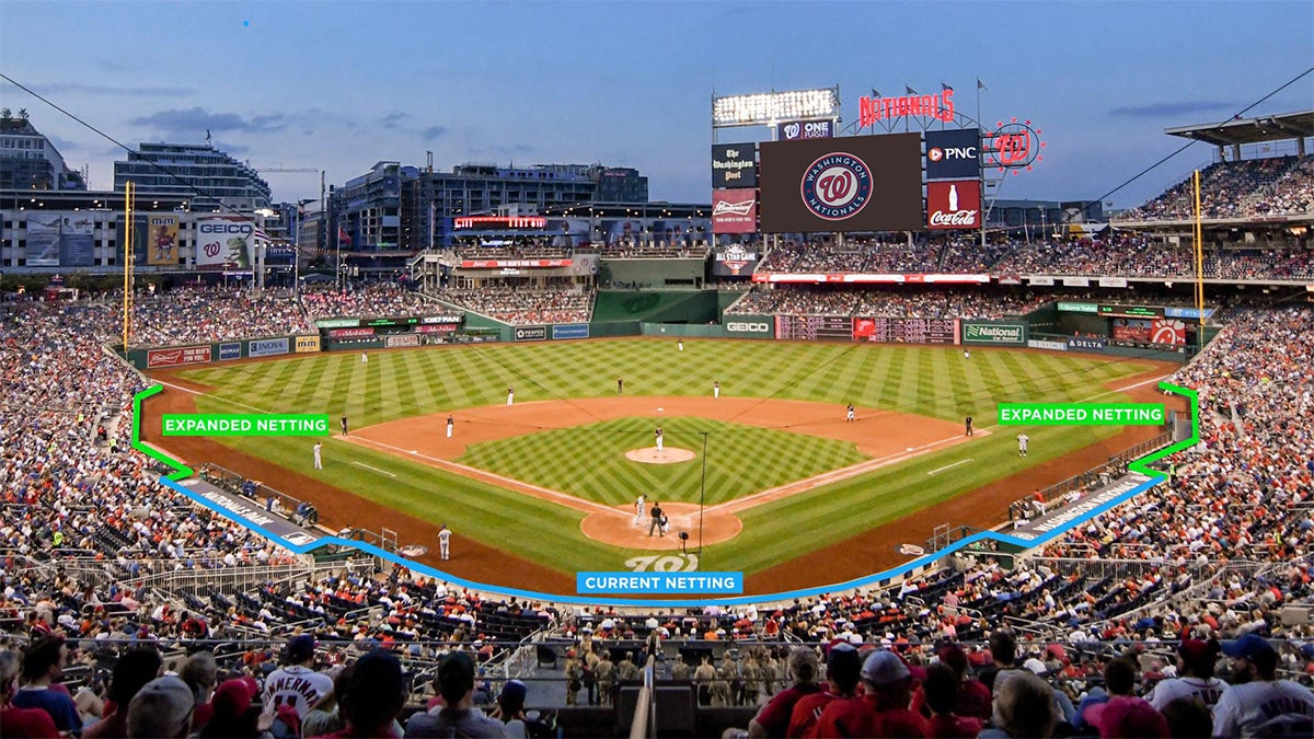 Washington Nationals, netting