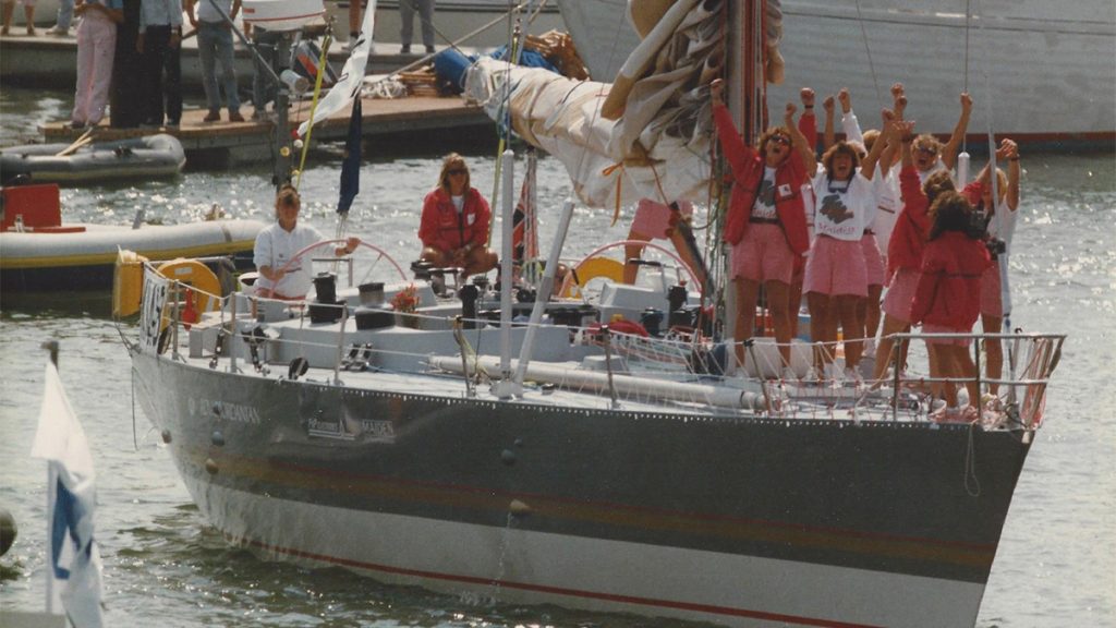 whitbread round the world yacht race maiden