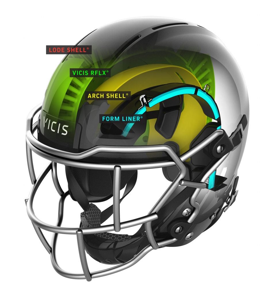 Material for safer football helmets may reduce head injuries