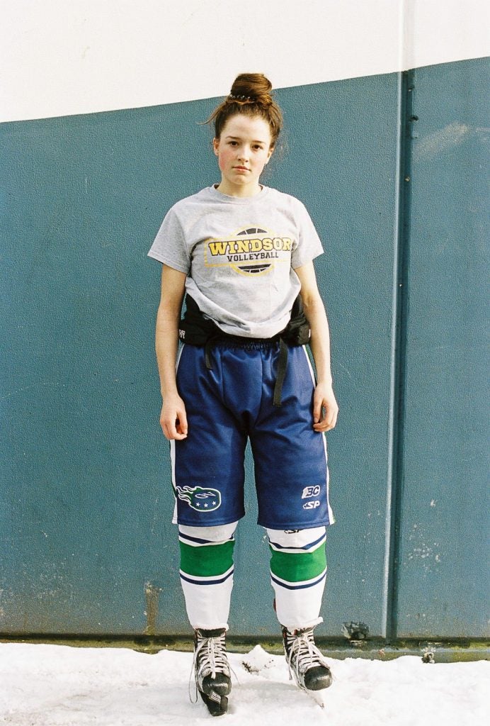 Hockey player Nina Jobst-Smith skates for the Greater Vancouver Comets. (Photo by Alana Paterson)