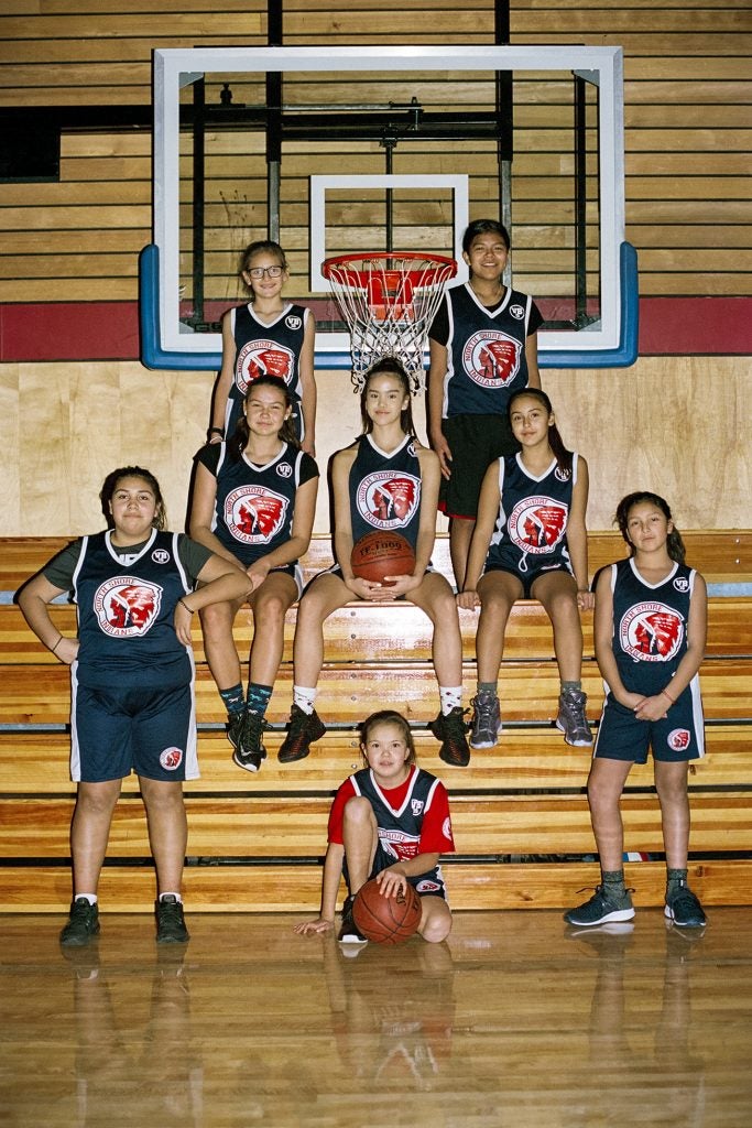 Players from Squamish Nation team in North Vancouver, British Columbia, Canada. (Photo by Alana Paterson)