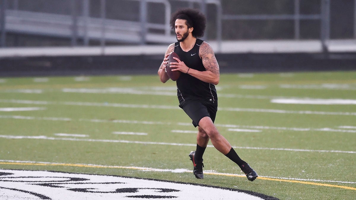 Kaepernick workout turns contentious, called 'publicity stunt'