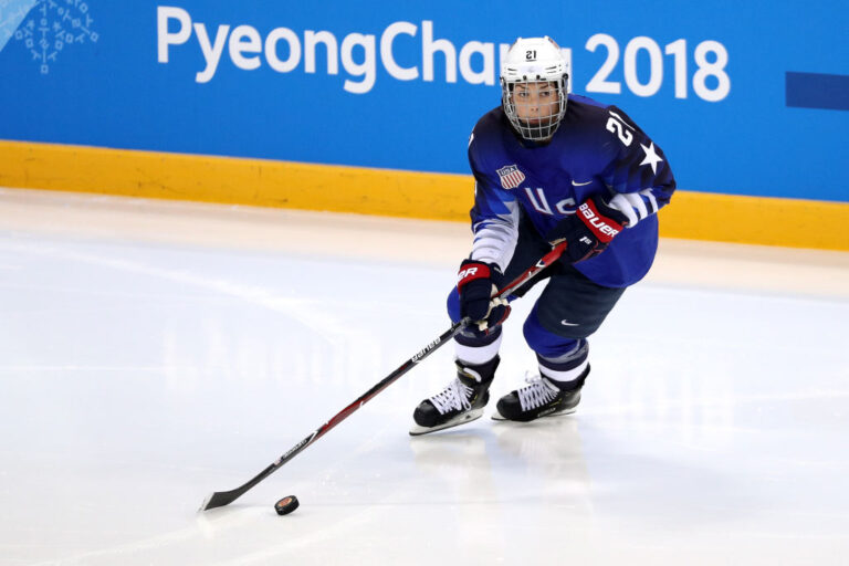 Women's hockey legend Hilary Knight