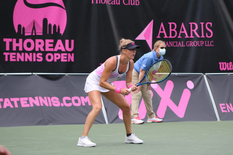 Pro tennis player Brittany Collens