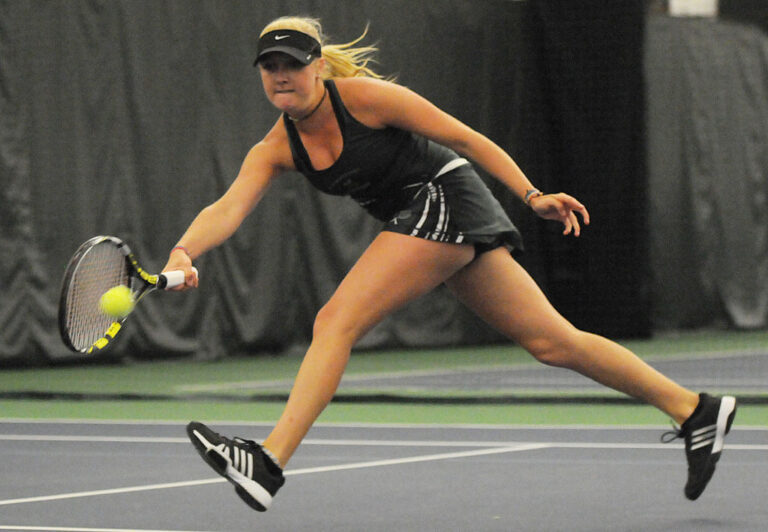Pro tennis player Brittany Collens